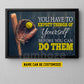 Personalized Softball Canvas Painting, You Have To Expect Things Of Yourself Before You Can Do Them Sport Wall Art Decor, Poster Gift For Softball Lovers