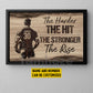 Motivational Personalized Rugby Man Canvas Painting, The Harder The Hit Wall Art Decor, Poster Gift For Rugby Lovers