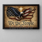July 4th Canvas Painting, We The People Wall Art Decor, Independence Day Poster Gift For American Lover