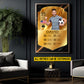 Personalized Soccer Card Canvas Painting, Customized Soccer Metrics Wall Art Decor, Poster Gift For Soccer Lovers