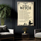 Halloween Witch Canvas Painting, To Be A Witch Wall Art Decor, Spooky Season Poster Gift For Witch Lovers