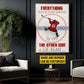 Motivational Personalized Hockey Man Canvas Painting, Everything You've Wanted Sport Wall Art Decor, Poster Gift For Hockey Lovers