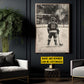 Personalized Hockey Kid Boy Canvas Painting, Hockey Player On Ice Wall Art Decor, Poster Gift For Hockey Lovers