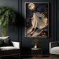 Halloween Skiing Ghost Canvas Painting, No Body, No Problem, Just Ski Wall Art Decor, Spooky Season Poster Gift For Skiing Lover
