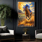 Secretariat Canvas Painting, 1973 Triple Crown Champion Wall Art Decor, Poster Gift For Horse Racing Lovers