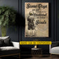 Personalized Pickleball Boy Kid Canvas Painting, Some Boys Are Just Born With Pickleball In Their Souls Sport Wall Art Decor, Poster Gift For Pickleball Lover
