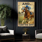 Secretariat Canvas Painting, 1973 Triple Crown Champion And They're Off Kentucky Derby Wall Art Decor, Poster Gift For Horse Racing Lovers