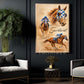 Secretariat Canvas Painting, 1973 Triple Crown Champion Wall Art Decor, Poster Gift For Horse Racing Lovers