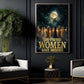 Halloween Feminine Canvas Painting, God Forbid Women Have Hobbies Wall Art Decor, Spooky Season Poster Gift