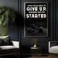 Gym Canvas Painting, When You're About To Give Up Remember, Motivational Fitness Quotes Wall Art, Ideal Poster Gift For Sports Enthusiasts