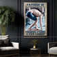 Swimming Man Canvas Painting, Fatigue Is Your Body Questioning You Sport Wall Art Decor, Poster Gift For Swimming Lovers