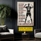 Personalized Soccer Man Canvas Painting, I Am A Soccer Player Sport Wall Art Decor, Poster Gift For Soccer Lover
