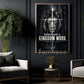 Jesus & Lion Canvas Painting, Fatherhood Is Kingdom Work Wall Art Decor, Poster Retro Style Gift For Christians, Lion Lover