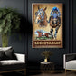 Cool Secretariat Horse Canvas Painting, Horse Racing Wall Art Decor, Poster Gift For Secretariat Horse Lovers