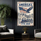 July 4th USA 250 Anniversary Canvas Painting, 250 Years Of American Strength Wall Art Decor, Poster Independence Day Gift For American Lover