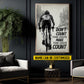 Motivational Personalized Cycling Man Canvas Painting, Don't Count The Days Make The Days Count Sports Wall Art Decor, Poster Gift For Cycling Lovers