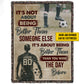 Personalized Soccer Boy Fleece Blanket, Not About Being Better Than Someone Else Woven Blanket, Cool Sherpa Blanket Gift For Soccer Lovers