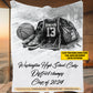 Personalized Class Basketball Team Fleece Blanket, Sports Club Members Woven Blanket, Commemorative Cool Sherpa Blanket Gift For Basketball Team Members