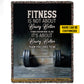 Motivational Personalized Gym Fleece Blanket, Fitness Is Not About Being Better Woven Blanket, Cool Sherpa Blanket Gift For Gym Lovers