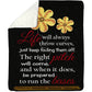 Softball Fleece Blanket, Life Will Always Throw Curves Sport Woven Blanket, Cool Sherpa Blanket Gift For Softball Lovers