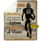 Personalized Football Boy Fleece Blanket, Champions Are Made From Something Sport Woven Blanket, Cool Sherpa Blanket Gift For Football Lovers