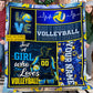 Personalized Volleyball Girl Fleece Blanket, Just A Girl Who Loves Volleyball Sport Woven Blanket, Cozy Sherpa Blanket Gift For Volleyball Lovers
