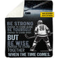 Cool Personalized Motivational Hockey Fleece Blanket, When The Time Comes Sports Woven Blanket, Cool Sherpa Blanket Gift For Hockey Lovers