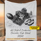 Personalized Class Football Team Fleece Blanket, Sports Club Members Woven Blanket, Commemorative Cool Sherpa Blanket Gift For Football Team Members
