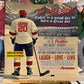 Vintage Personalized Hockey Boy Fleece Blanket, To My Son Sport Woven Blanket, Cool Sherpa Blanket Gift For Hockey Son From Parents