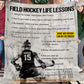 Personalized Field Hockey Girls Fleece Blanket, Field Hockey Life Lessons Sport Woven Blanket - Sherpa Blanket Gift For Field Hockey Lovers