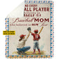 Personalized Baseball Mom Son Fleece Blanket, Behind Every Baseball Player Sport Woven Blanket, Cool Sherpa Blanket Gift For Baseball Lovers