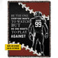 Personalized Motivational Football Boy Fleece Blanket, No One Wants To Play Against Sport Woven Blanket, Cool Sherpa Blanket Gift For Football Lovers