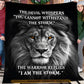 Motivational Fleece Blanket, I Am The Storm Woven Blanket, Cool Sherpa Blanket Gift For Lion Lovers