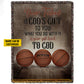 Personalized Basketball Fleece Blanket, Your Talent Is God's Gift To You Sport Woven Blanket, Cool Sherpa Blanket Gift For Basketball Lovers, God Lovers
