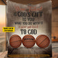 Personalized Basketball Fleece Blanket, Your Talent Is God's Gift To You Sport Woven Blanket, Cool Sherpa Blanket Gift For Basketball Lovers, God Lovers