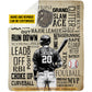 Personalized Baseball Boy Fleece Blanket, Home Run Comfort Sport Woven Blanket, Cool Sherpa Blanket Gift For Baseball Lovers