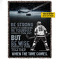 Cool Personalized Motivational Hockey Fleece Blanket, When The Time Comes Sports Woven Blanket, Cool Sherpa Blanket Gift For Hockey Lovers