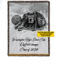 Personalized Class Basketball Team Fleece Blanket, Sports Club Members Woven Blanket, Commemorative Cool Sherpa Blanket Gift For Basketball Team Members