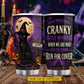 Personalized Halloween Black Cat Witch Tumbler, Never Underestimate A Cranky Old Woman, Spooky Season Stainless Steel Tumbler, Travel Mug Tumblers Gift For Cat Lover