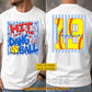Personalized Softball Two-sided T-shirt, Hit The Dang Ball Sport Tees Gift For Softball Lover