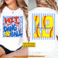 Personalized Softball Two-sided T-shirt, Hit The Dang Ball Sport Tees Gift For Softball Lover