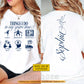 Personalized Ballet Two-sided T-shirt, Things I Do In My Spare Time Tees Gift For Ballet Lover