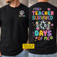 Personalized Dalmatian Dog First Day Of School Two-sided T-shirt, My Teacher Survived 101 Days Of Me Back To School Tees, Student Gift For Dalmatian Lover