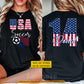Personalized USA Soccer Team Two-sided T-shirt, USA Soccer Pride Sport Tees Gift For USA Soccer Team Lover