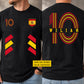 Personalized Spain Soccer Team Two-sided T-shirt, La Roja Pride Sport Tees Gift For Soccer Lover