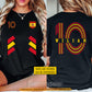 Personalized Spain Soccer Team Two-sided T-shirt, La Roja Pride Sport Tees Gift For Soccer Lover