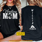 Personalized Wrestling Mom Two-sided T-shirt, Raised By A Wrestling Mom Sport Tees Mother's Day Gift For Wrestling Lover