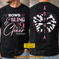 Personalized Cheerleading Two-sided T-shirt, Bows & Bling It's A Cheer Things Tees Gift For Cheerleading Lover