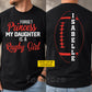 Personalized Rugby Parent Two-sided T-shirt, Forget Princess My Daughter Is A Rugby Girl Sport Tees Gift For Rugby Lovers