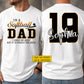 Funny Personalized Softball Dad Two-sided T-shirt, I'm A Softball Dad Tees Father's Day Gift For Softball Lovers